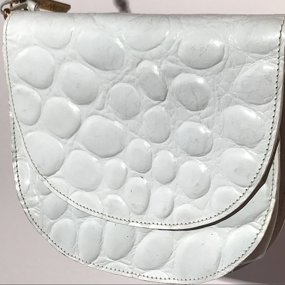 VINTAGE Joan & David calf skin faux croc purse - Picture 4 of 5